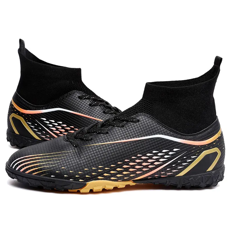 Field Boots Men's Soccer Shoes Society TF/FG Anti-slip Football Cleats Children's Outdoor Training Sports Footwear 2024_voghion.com