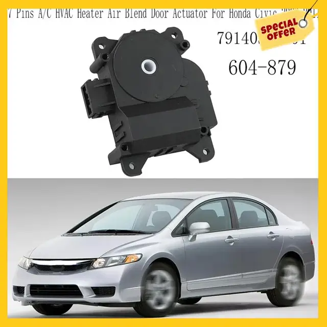 A/C Heater Blend Door Actuator For Honda Civic 2006-2011 – Replaces 79140-SNA-A01