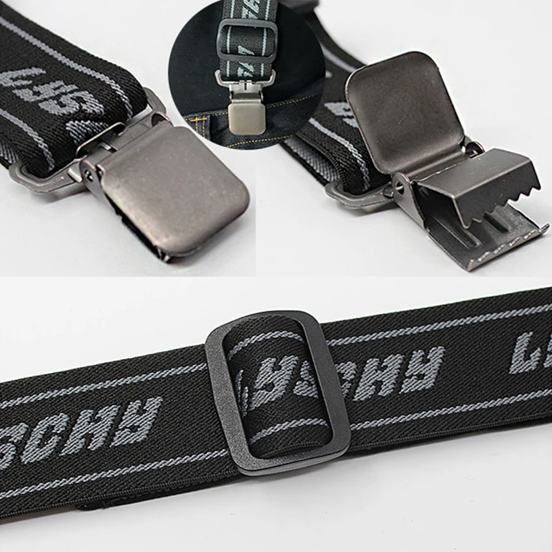 Motorcycle Y-back Riding Suspender Duty Braces Pant Suspenders Elastic Adjustable Straps For Motorbike Racing Pants Suspender
