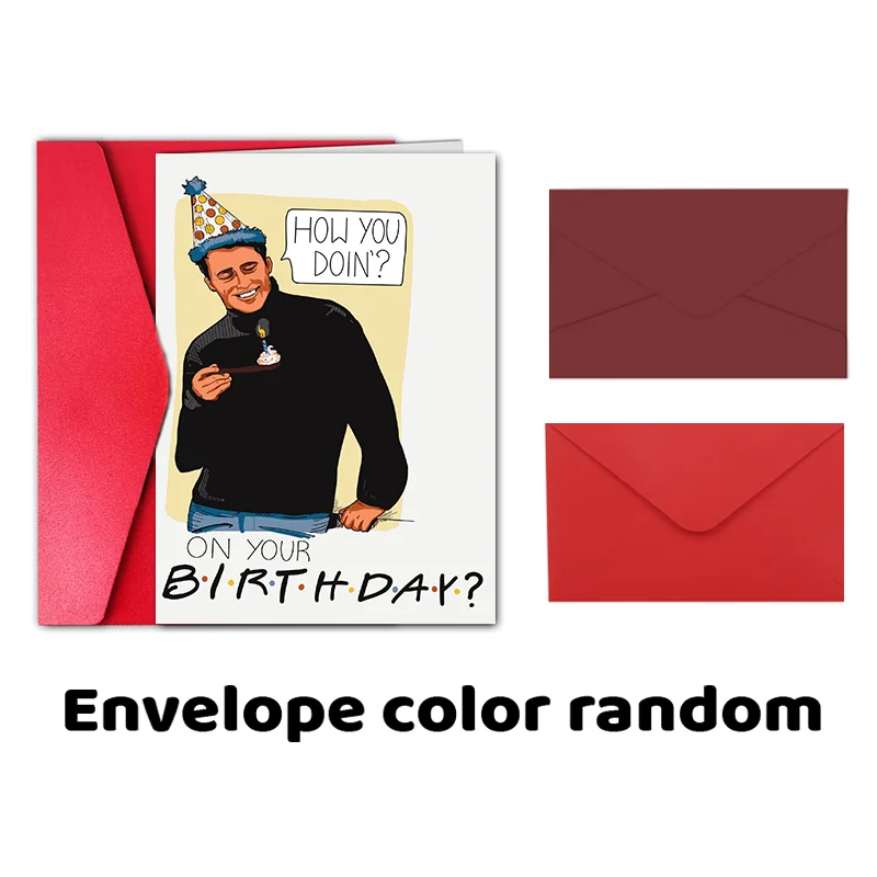Birthday Card Funny Friends Themed 1pc