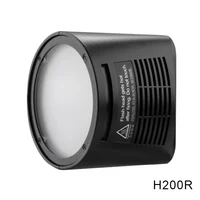 Godox AD200 V1 PRO Flash Accessory WITSTRO H200R Round Flash Head and EC-200 Extension Head AK-R1 Color temperature reflector 2