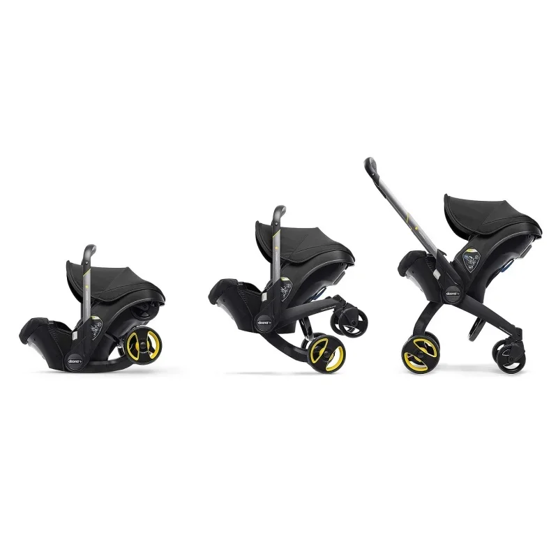 Infant Car Seat infant car seat & Latch Base-Rear Facing Car Seat to Stroller in Seconds-US Version Nitro Black