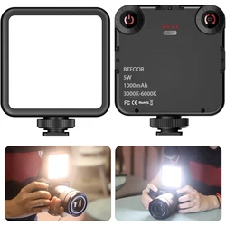 Portable Bi-Color LED Video Light for Photography and Vlogging (3000K-6000K) (1pack)