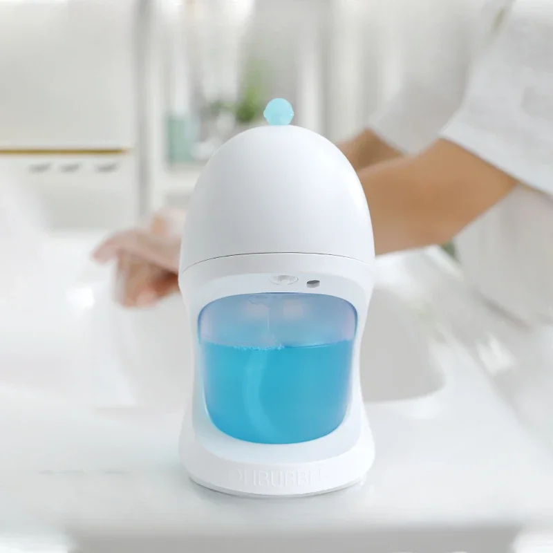 Children's foam mobile phone washing induction hand washing liquid machine Little blue fish baby hand washing machine