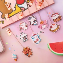 

Cartoon Bookmark Cute Pendant Book Page Clip Student Stationery Bookmark Clip