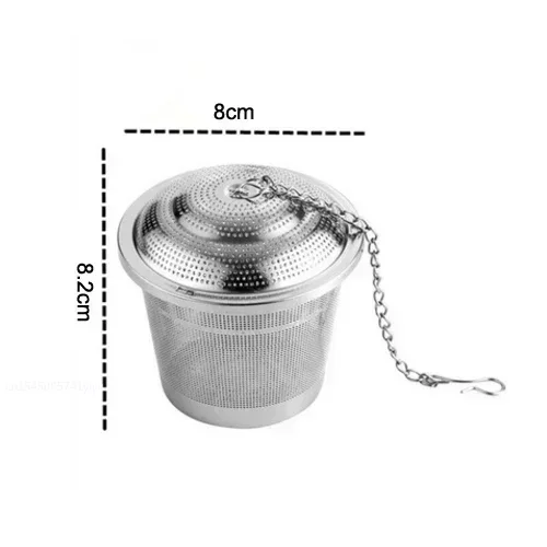 304 Stainless Steel Tea Ball Strainer Leaf Spice Tea Mesh Herbal Infuser Filter Strainer for Teapot Teaware Kitchen Tools tea infuser tea strainer tea filter