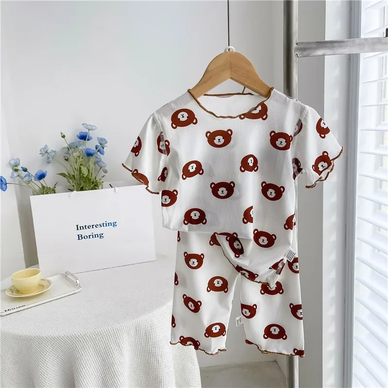 Girls Floral Loungewear Two-Piece Set 4