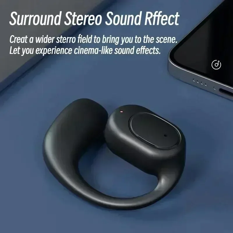 Auscultadores bluetooth de condução óssea com microfone_voghion.com