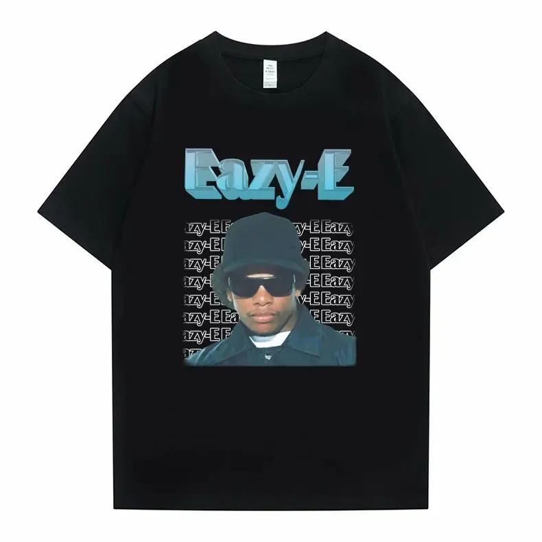 

Rapper Eazy-E Hip Hop Oversized Tshirt Male Vintage Short Sleeve T-shirts Men Casual Cotton T Shirt Tops Boys Eu Size Streetwear