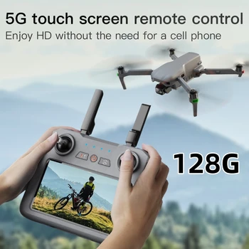 GPS Drone 4k Professionale Gimbal a 3 assi 360 °   evitamento degli ostacoli RC pieghevole da 6 km con schermo Quadcopter Dron