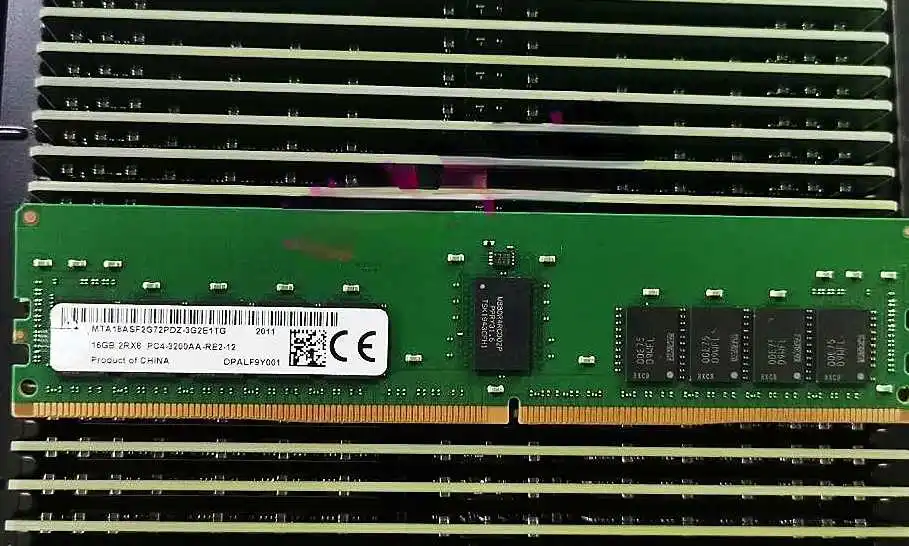 For MT Micron MTA18ASF2G72PDZ-3G2E 16G 2RX8 PC4-3200AA ECC REG memory stick