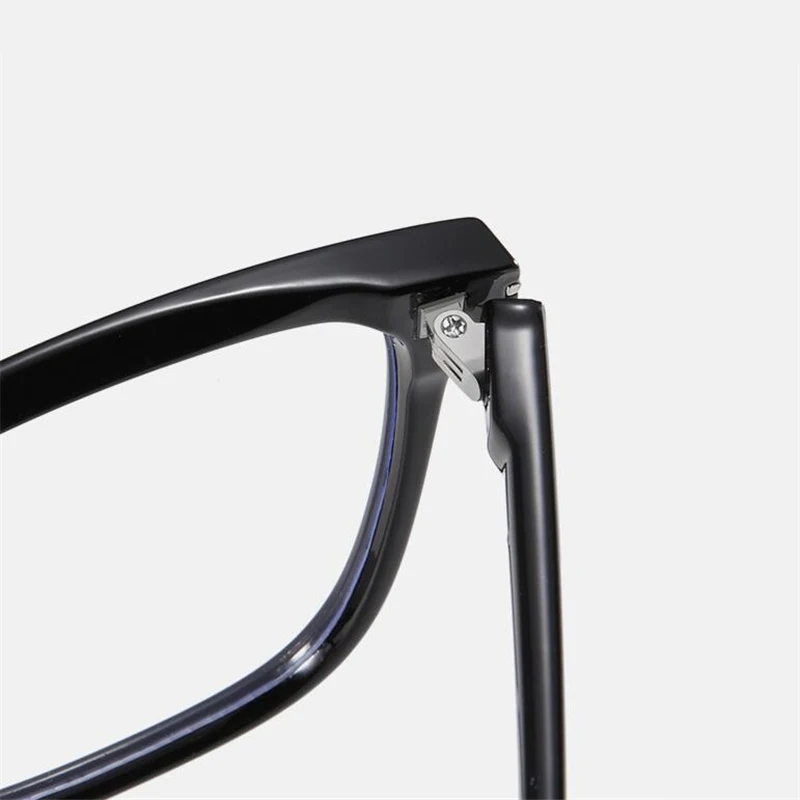 Anti Blue Rays Square Myopia Spectacles Women Men TR90 Student Oversized Prescription Glasses With Cylinder 0 -0.5 -0.75 To -6.0 4