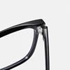 Anti Blue Rays Square Myopia Spectacles Women Men TR90 Student Oversized Prescription Glasses With Cylinder 0 -0.5 -0.75 To -6.0 4