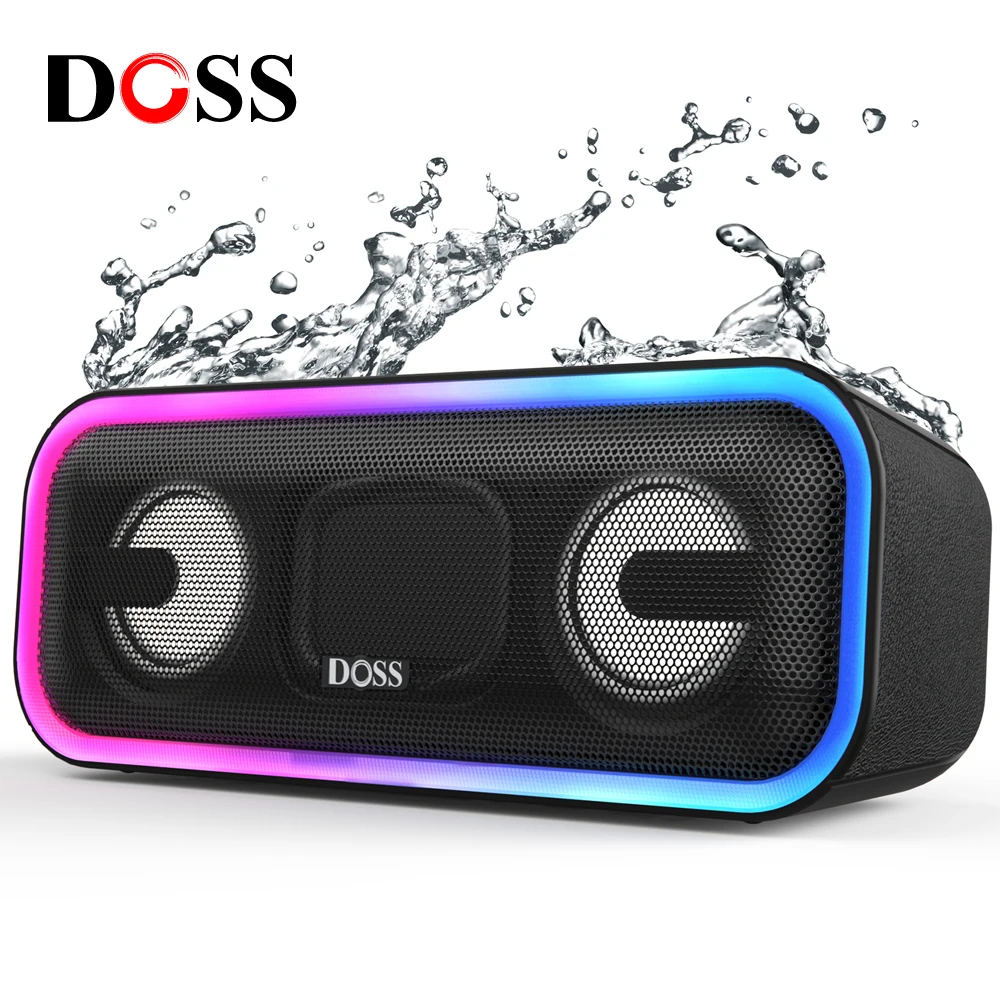 DOSS-SoundBox-Pro-Alto-falante-Bluetooth-Potente-Caixa-de-Som-Est-reo ...