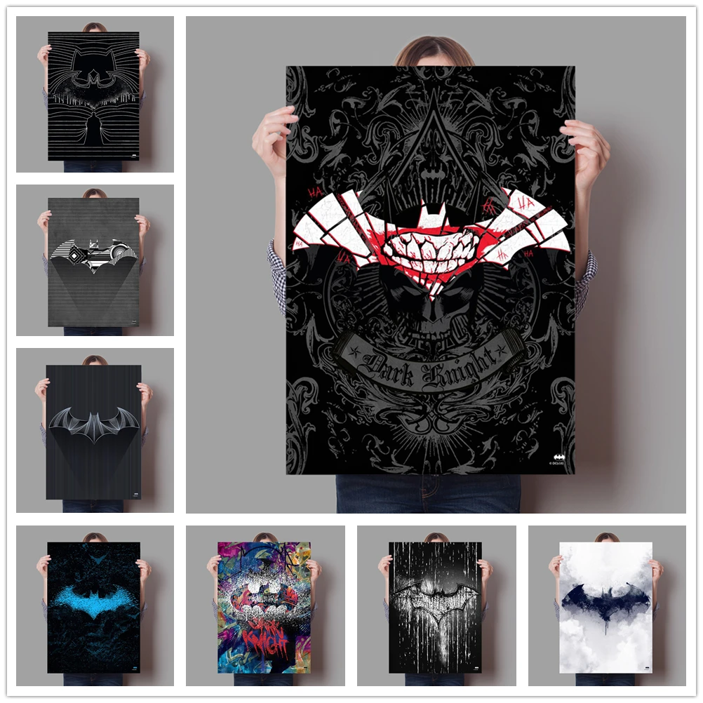 DC Лига Справедливости дневной свет Темный рыцарь летучая мышь икона Картина на