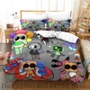 Game Dandy's World Bedding Set Single Twin Full Queen King Size Bed Set Adult Kid Bedroom Duvetcover Sets Anime Bed Sheet Set 3