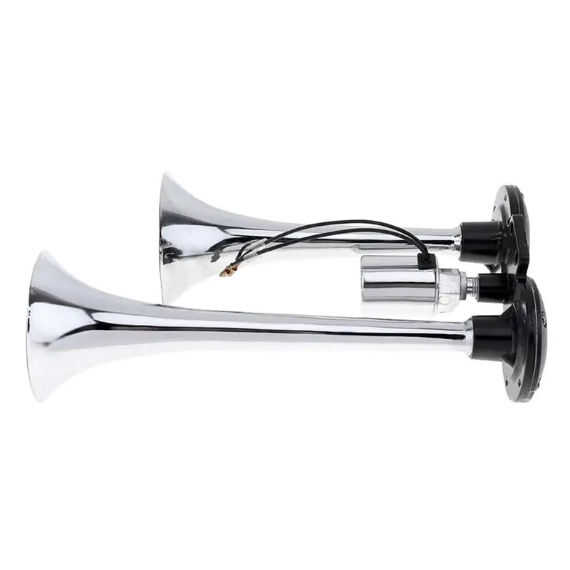 

Звуковой сигнал для поезда, 150 дБ, двойной звуковой сигнал для поезда, комплект звуковых сигналов для мотоцикла, Электрический звуковой сигнал для поезда, для любого автомобиля 12/24 в