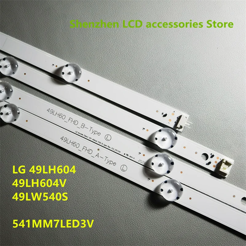 Striscia Di Retroilluminazione Tv Lcd Per 49 Pollici 49 Lh630V 49 Lh604V 49Lh60_Fhd Hc490Dun-Abrr 100% Nuovo