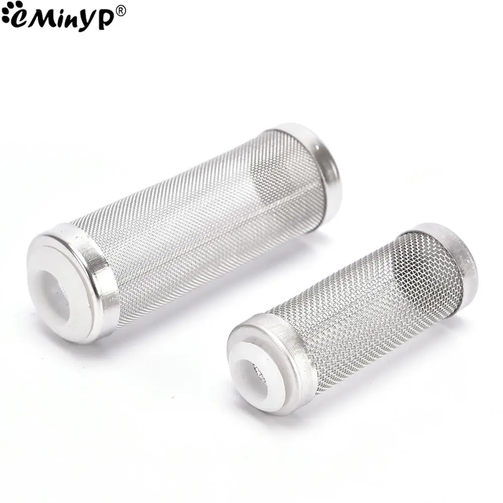 Stainless Steel Mesh Aquarium Inlet Filter Guard - Fish Tank Accessory Strainer Cover