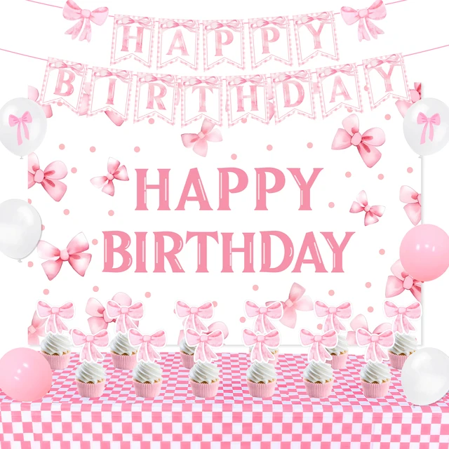 Gioco Pin The Bow Per Feste Bambine - Poster Principessa Rosa Con Adesivi, Decorazione Compleanno - Foto 4