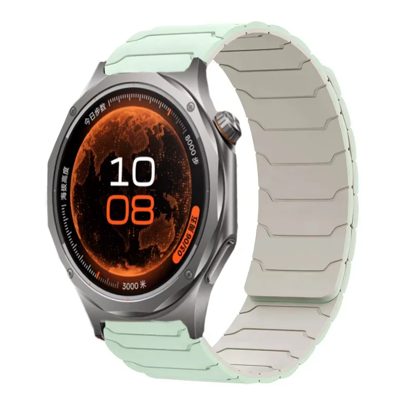 Magnetic Silicone Strap 20mm/22mm - Comfortable Bracelet Accessory