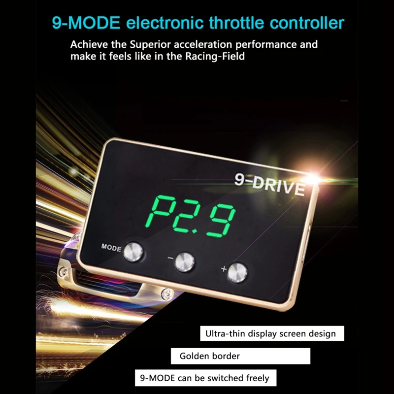

Throttle Response Controller 9 Drive Modes Racing Accelerator Potent Booster Tuning Parts Accessory (832)