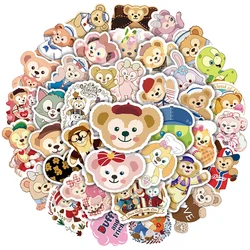 10/30/50PCS Duffy Ours Autocollants mignon VSCO Anime Dessin Animé Autocollant Autocollants BRICOLAGE Ordinateur Portable Bagages à Roulettes Guitare Autocollant De Voiture Jouet 