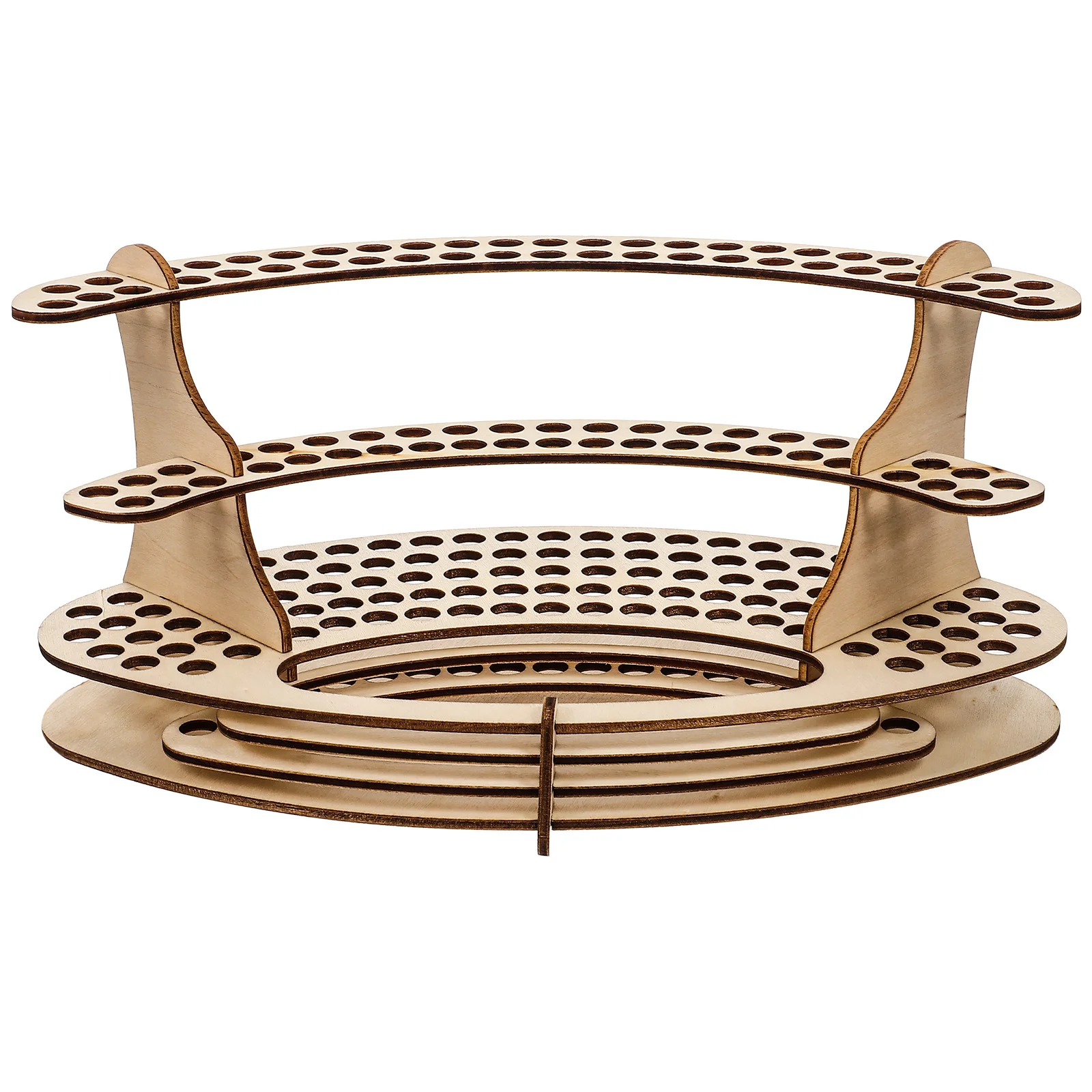 

Crayon Stand DIY Wooden Pen Holder Desk Stationery Organizer Makeup Brushes Slots Rack For Office Organizers Organization School