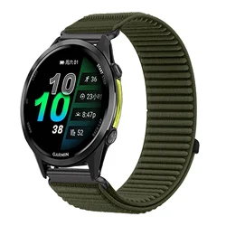 Elastic Nylon Strap - Versatile Sport Bracelet in Multiple Sizes - Garmin Venu 4 45mm (Army green)