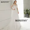BEPEITHY Customized Vestido De Novia Beach Wedding Dress For Women Sexy Backless Modern Full Sleeves Bridal Gowns 2023 Hot Sale 6
