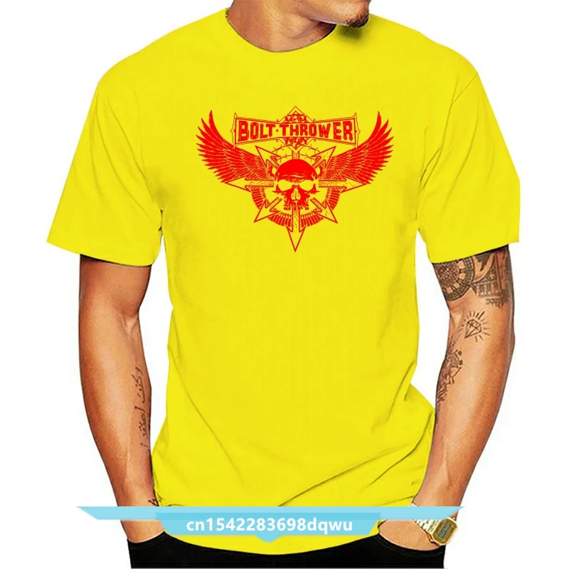 

Men T Shirt Metal Band Bolt Thrower Song Power Burns District Short Sleeve Funny t-shirt Novelty Tshirt Women