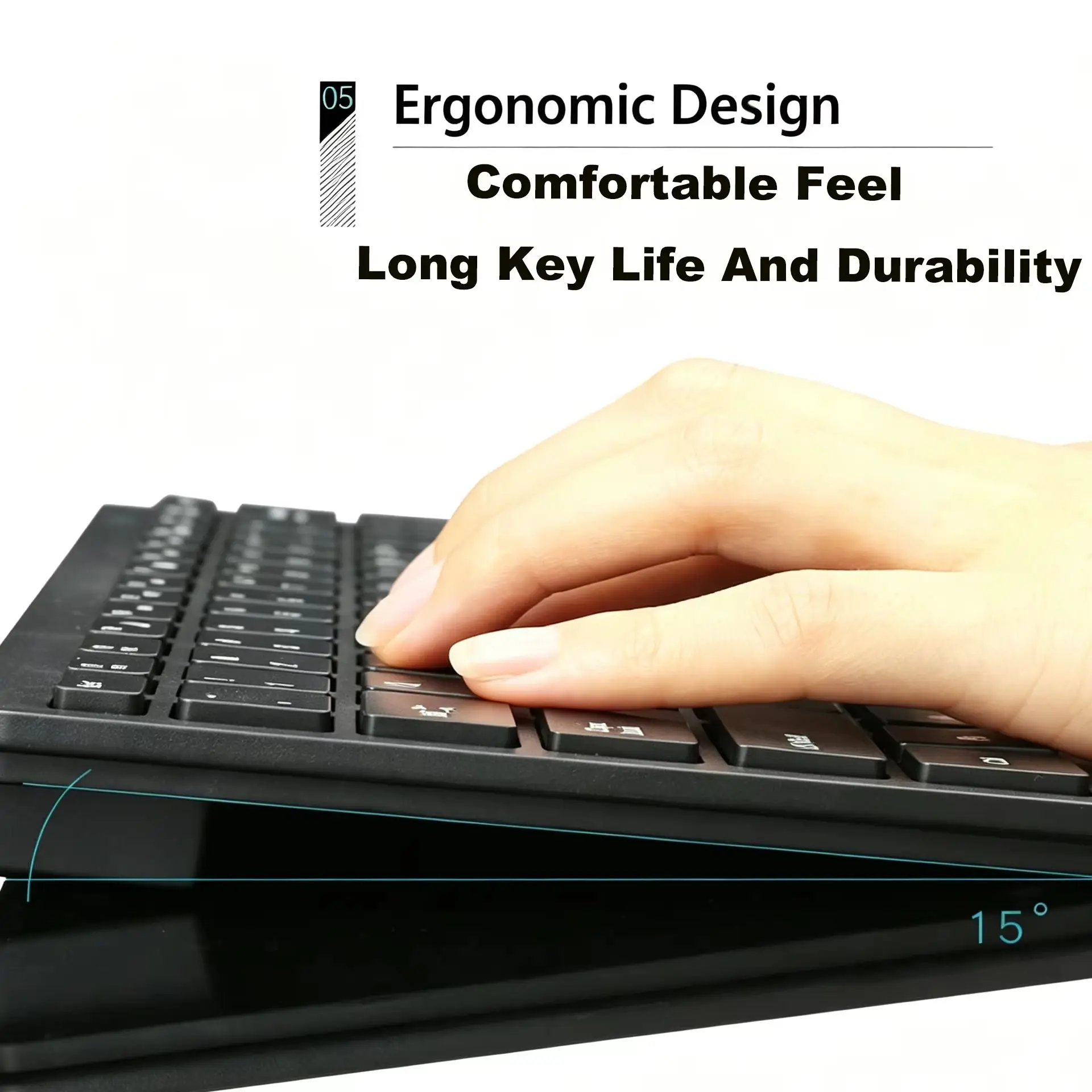 UltraSlim USB Wired Silent Keyboard