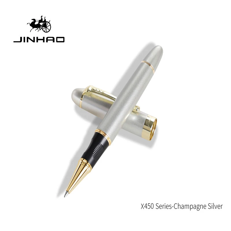 JINHAO X450 Klassische Kugelschreiber, luxuriöser Schreibstift mit 0,5 mm Spitze, Büro, Unterschrift, Schule, Kalligraphie, Schreibzubehör, Schreibwaren – Detail 7