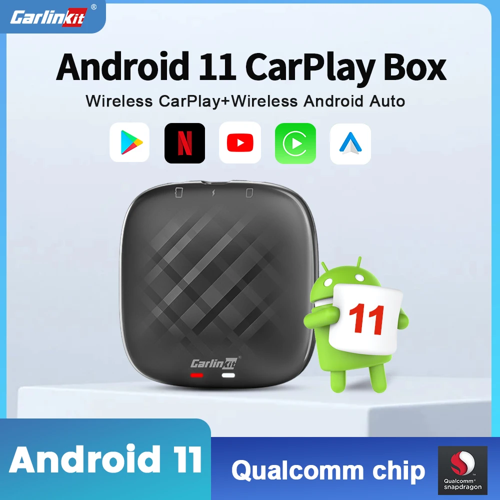 Carlinkit Mini reproductor multimedia con Android 11 para coche