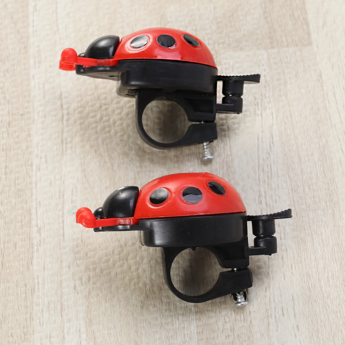 

Clispeed Scooter Accessories Girl Bike Accessories 2Pcs Ladybug Bike Bell Handlebar Bike Horn Cycling Bells Mountain Bike