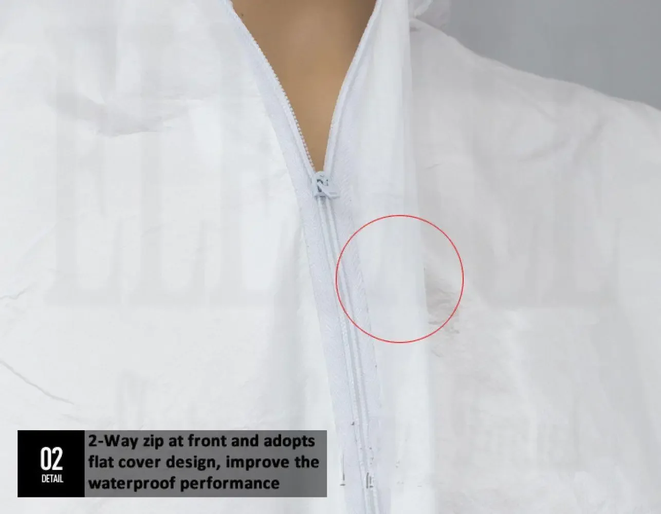 보호 일회용 방진 SF 물 오일 저항 작업 안전 의류, 먼지 방지 스프레이 페인팅 장식, 노동 전체 세트