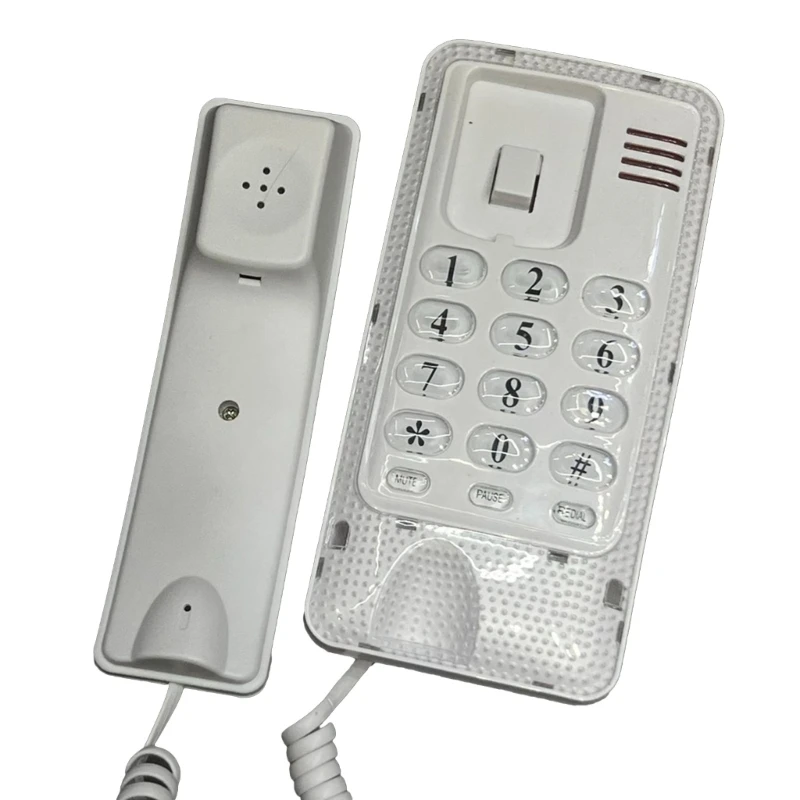 Wall Phone Wall Corded Telephone Home Phone Corded Wall Phones Landline Phones for Home Company Office Greeting Station