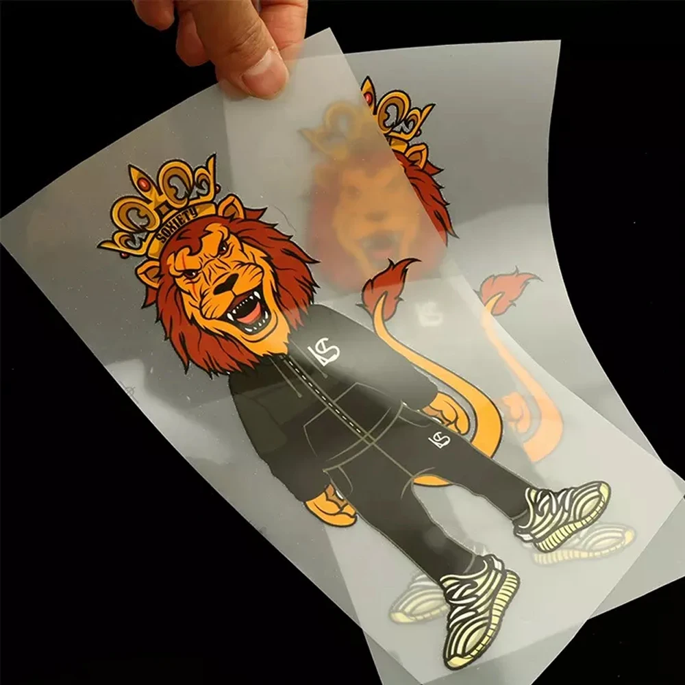 

Wholesale Applying Custom Brand Name Logo Cartoon Plastiso 3D Heat Press Transfer Stickers Labels Vinyl for T Shirts