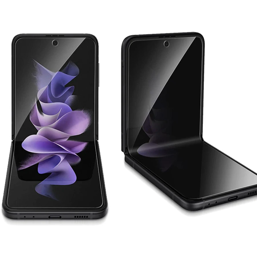 Complete Privacy Screen Protector Set with Soft Matte Anti-Spy Hydrogel Film