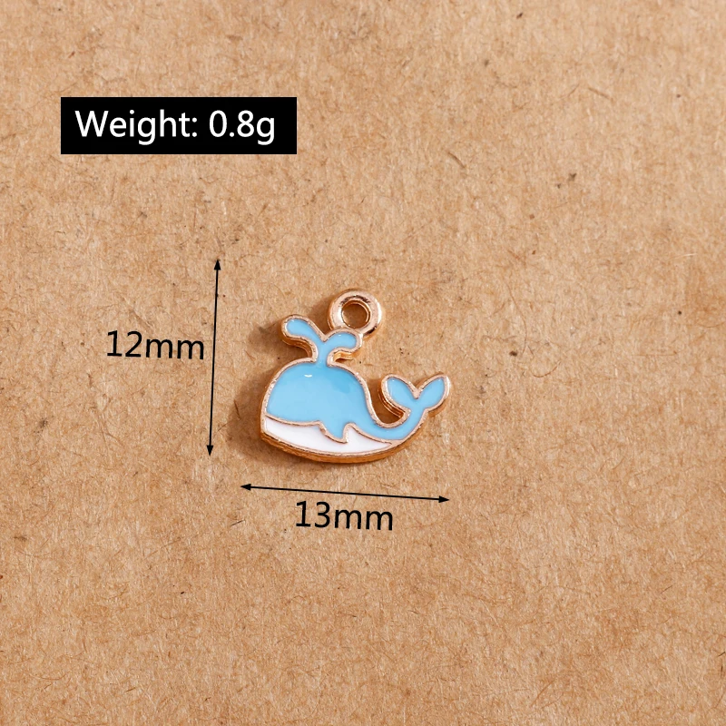 10 stücke Nette Emaille Liebe Herz Charme für Schmuck Machen Tier Katze Blume Charms Anhänger für DIY Halsketten Ohrringe Zubehör – Detail 10