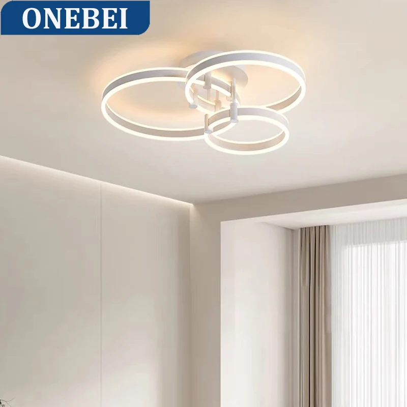Modern LED Acrylic Chandeliers Indoor Lighting Lamp For Living Room Bedroom Lamp Up And Down Luminous Lights Home Decor Lusters