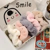 Warm Soft Hair Scrunchies Furry Elastic Hair Band 1