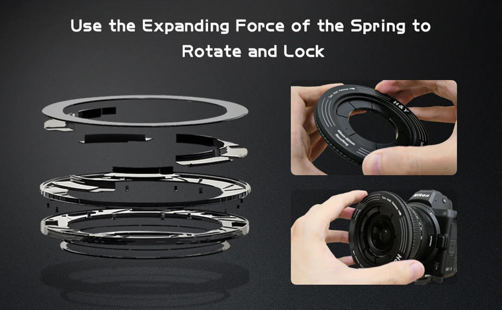 Description Picture 5 of itemH&Y RevoRing Camera Accessories Lens Filters Step Up Rings Variable Adapter Ring 37-49mm 46-62mm 52-72mm 67-82mm 82-95mm