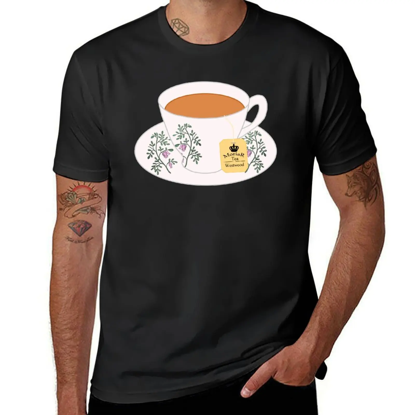 

MoriaR Tea T-Shirt korean fashion customs Men's clothing