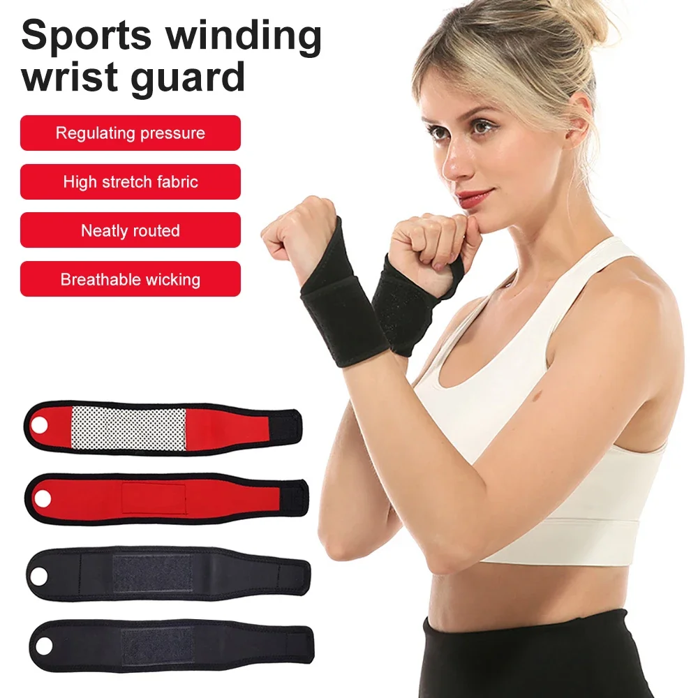 1pcs Sports Winding Wrist Guard Winter Self-heating Wrist Support Brace Guard Protector Gloves Joint Winding Wristband wrist brace wrist guard wrist straps wrist support wrist support band wrist sweat wristbands wrist sweatband