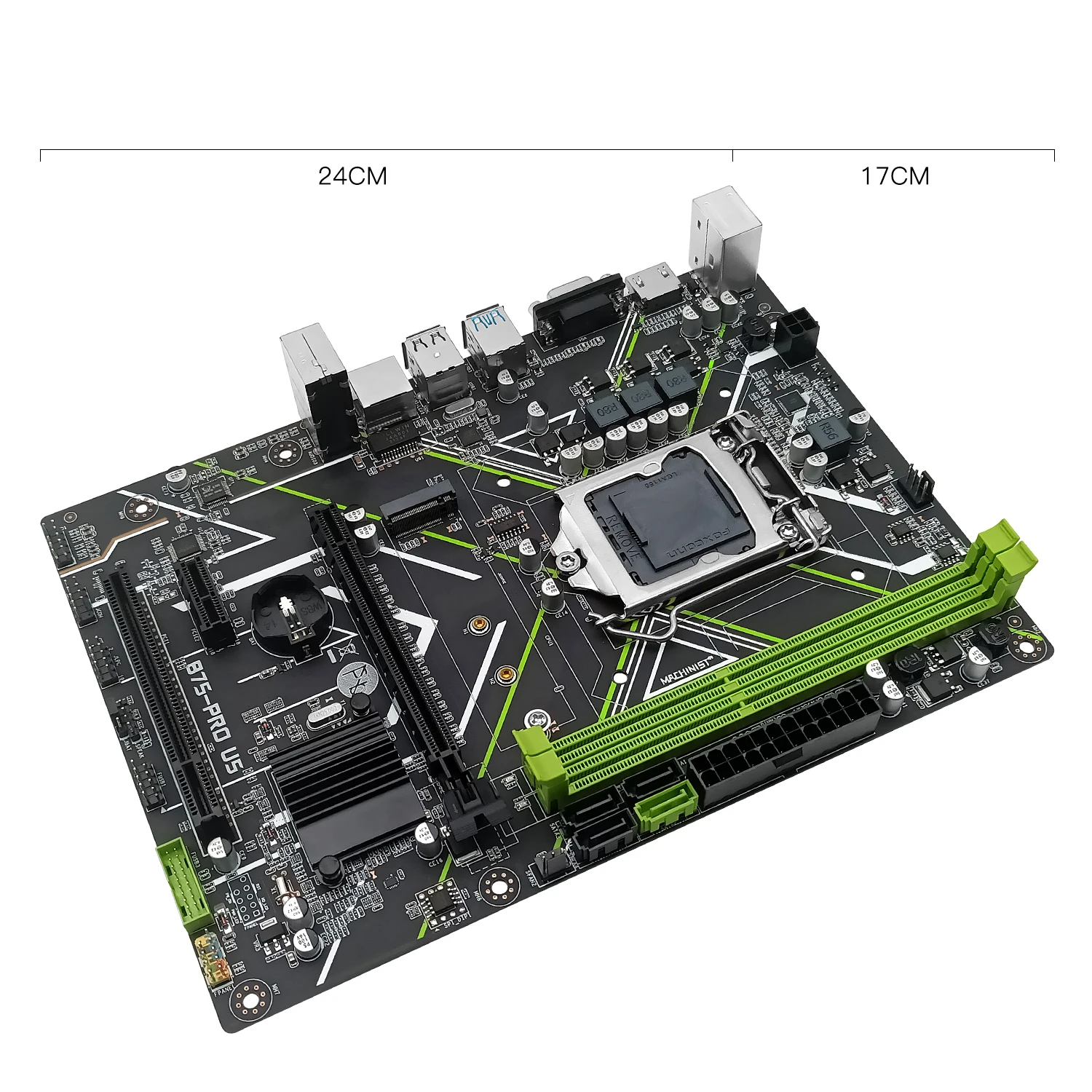 MACHINIST B75 Motherboard LGA 1155 Support Intel Core i3/i5/i7 Series CPU procesador DDR3 RAM Memory HDMI VGA SATA M.2 M-ATX