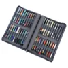 KACO Pen Case Available for 40 Fountain Pen / Rollerball Pen,  Grey Pouch Pencil Bag Case Holder Storage Organizer Waterproof 3