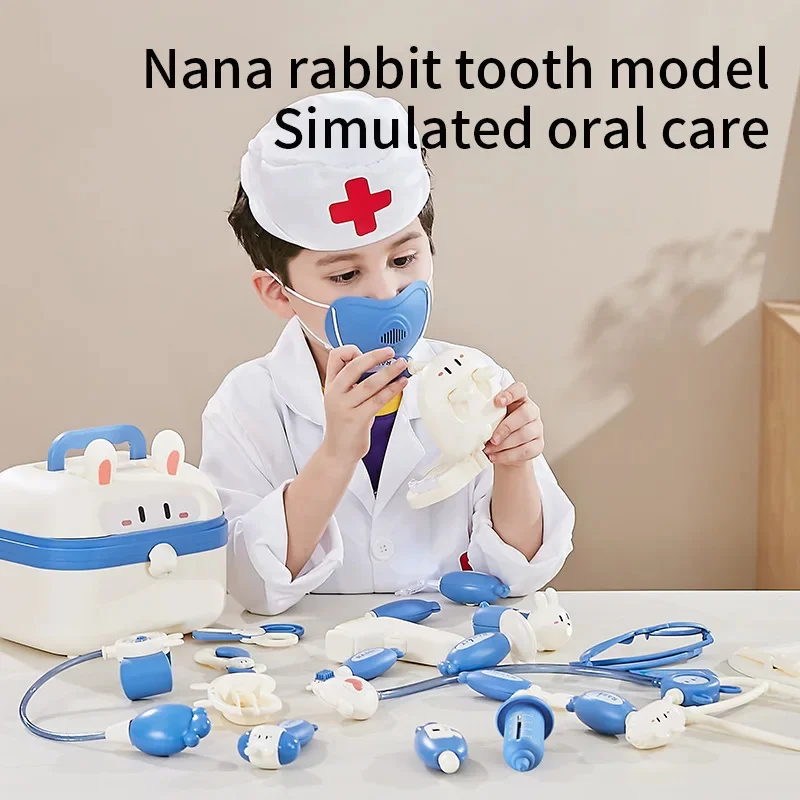 Kids Doctor Toys Hospital Nurse Doctor Role Play Kit Medical Dentist Kit Educational Toy for Boys Girls Birthday Xmas Gift 2