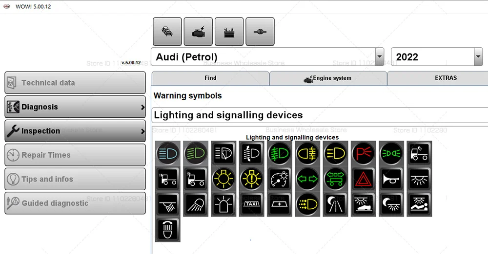 2026 Software mit Crack WaewCars Diagnose WU-RTH W-O-W V5.00.12 5.00.8 R2 Fehlercode-Lösung Mehrsprachig Reset-Funktion – Detail 8