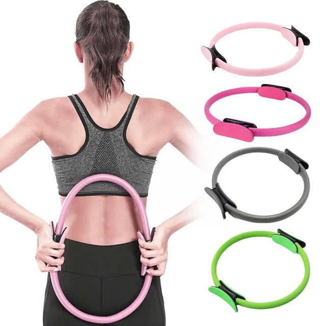 Yoga Fitness Circle Pilates Women Girl Exercise Home Resistance elasticity Workout  Accessories Pilates Circle Yoga Rin L4D6 - AliExpress
